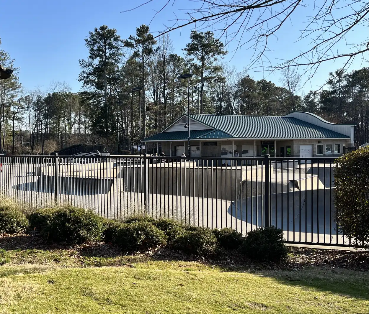 The skate park at Brook Run Park on North Peachtree Road, up the road from Chesnut Elementary