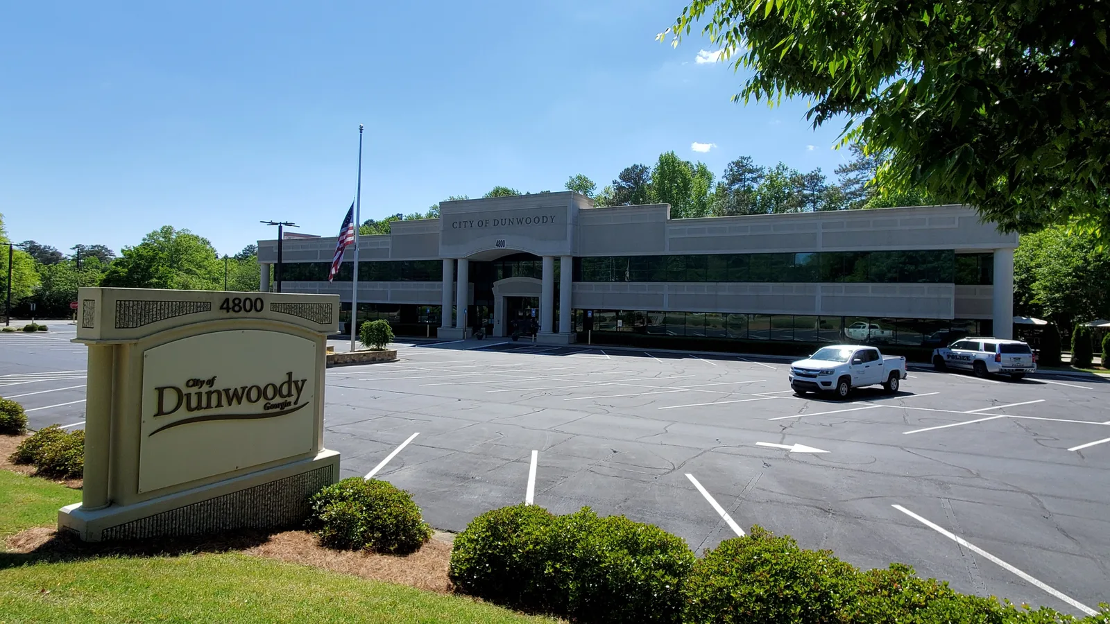 Dunwoody City Hall on Ashford Dunwoody Road